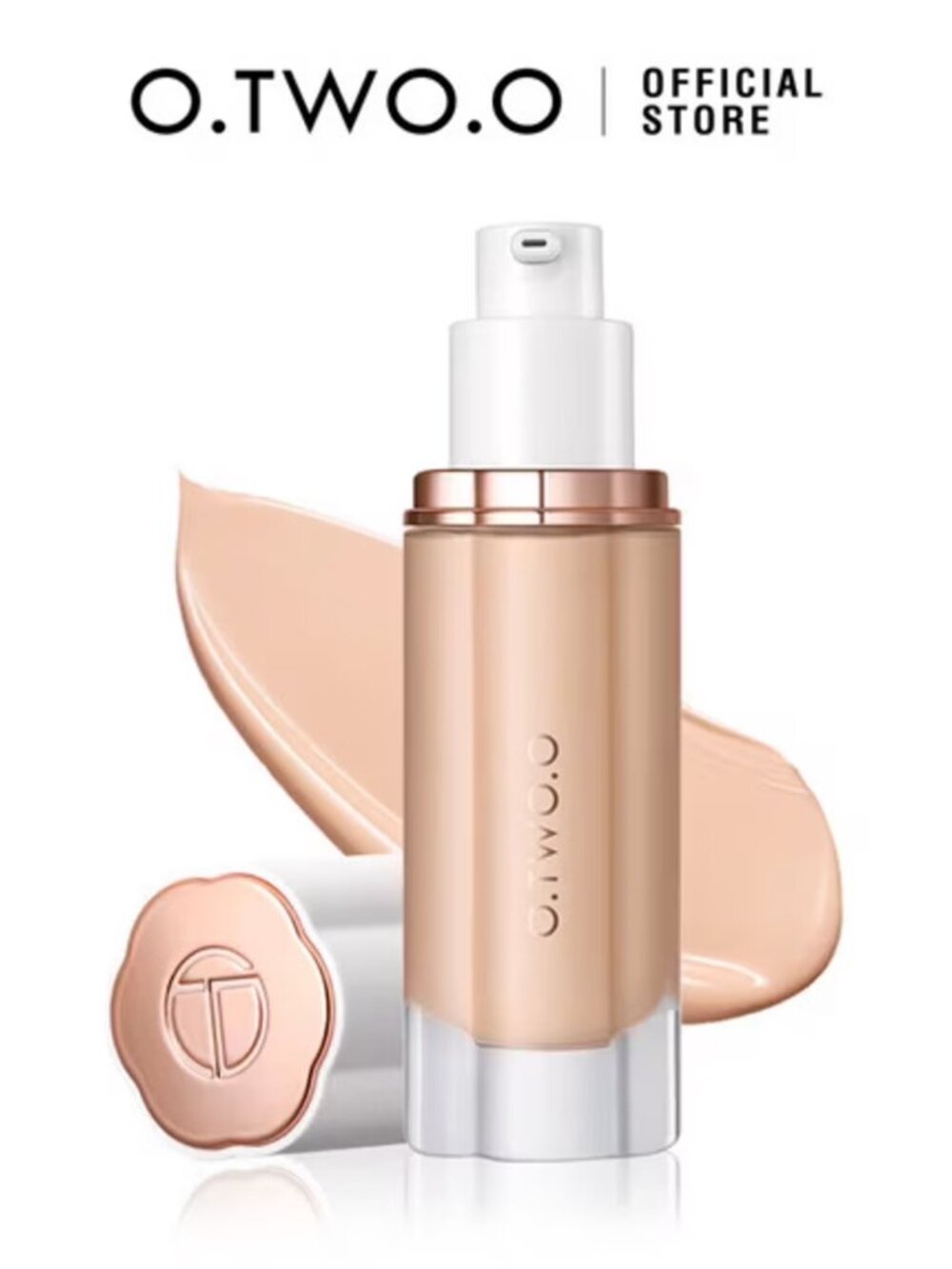 O.TWO.O Full Coverage Foundation – Oil-Free, Long-Lasting, Waterproof Makeup